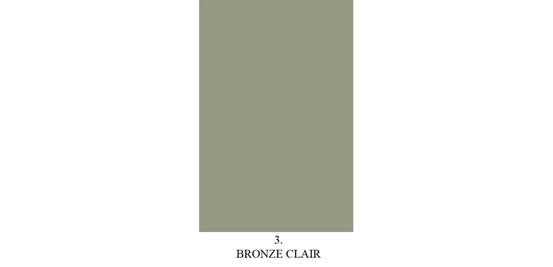 Echantillon de peinture mate "Bronze Clair" n° 3