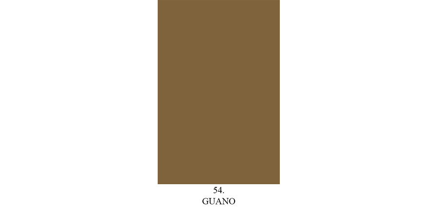 Matt paint sample "Guano" n°54