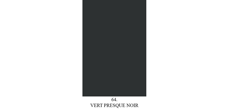 Echantillon de peinture mate "Vert Presque Noir" n° 64