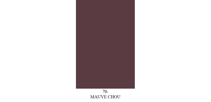 Matt paint sample "Mauve Chou" n°70