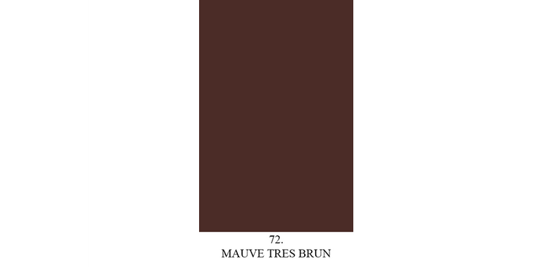 Echantillon de peinture mate "Mauve Très Brun" n° 72