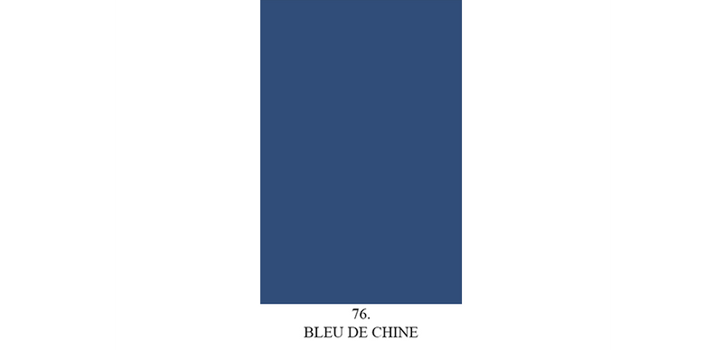 Echantillon de peinture mate "Bleu de Chine" n° 76