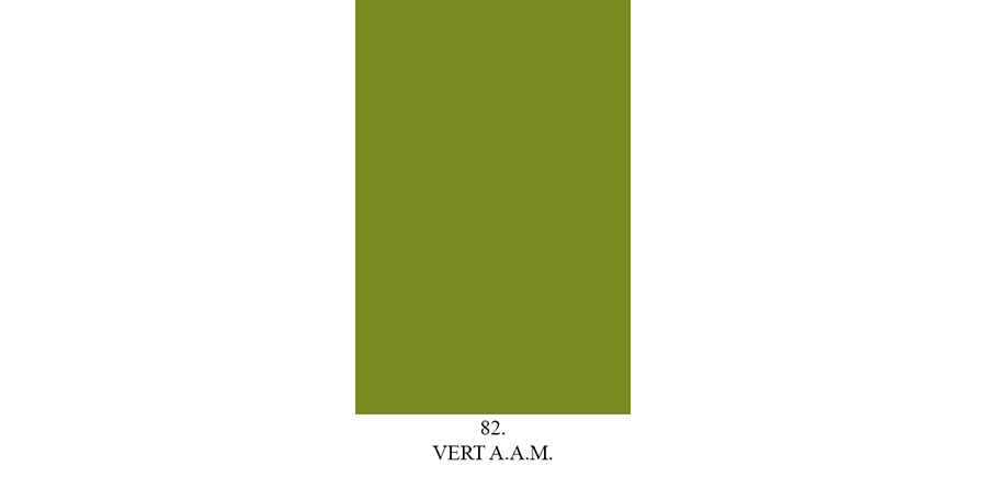 Matt paint sample "Vert A.A.M."