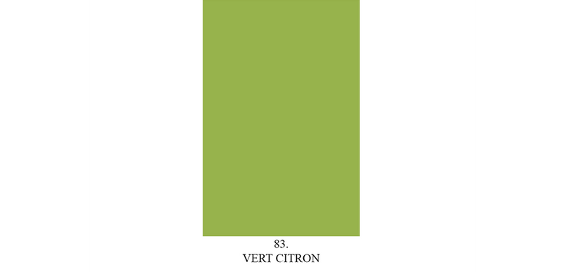 Matt paint sample "Vert Citron"